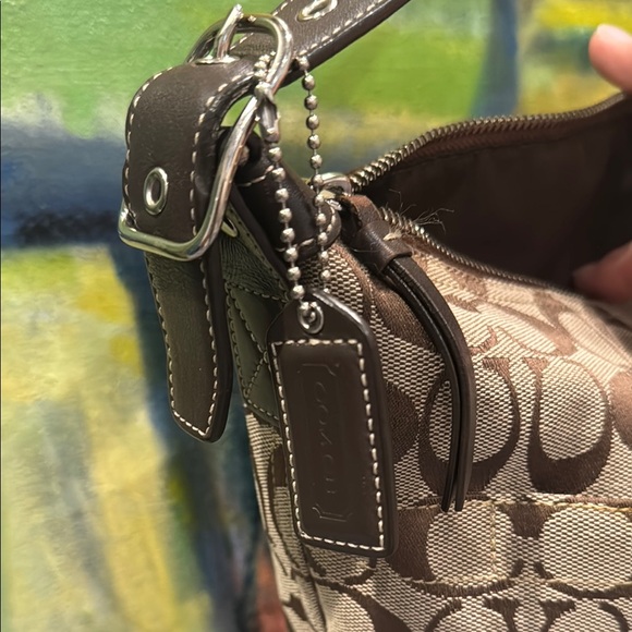 Coach Brown Signature Shoulder Bag - Picture 4 of 15